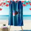 FC Basel Aufdruck Strandtuch, Großes Weiches Schnelltrocknendes Handtuch für Strand Camping Schwimmen