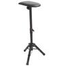 Tattoo Armrest Stand PU Leather Panel Height Angle Adjust Tattoo Arm Rest Tripod Black