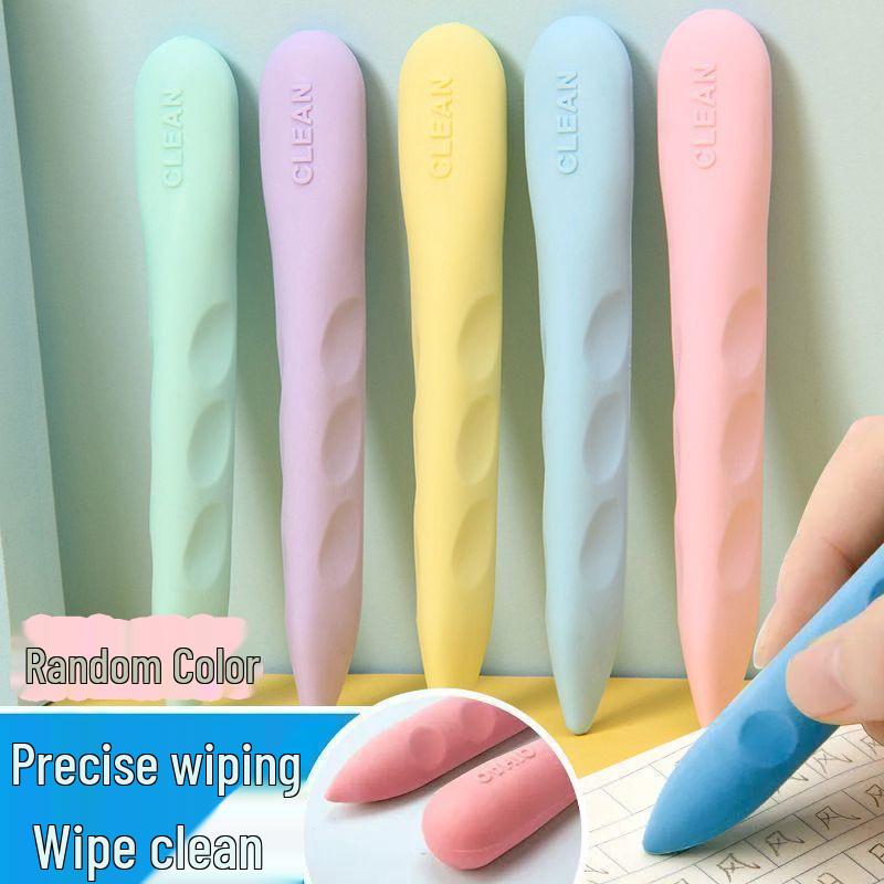 Heat-Erase, Dust-Free Eraser with Holes – Durable, Non-Crumbling Design for Students