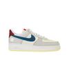 Herrar Undefeated x Air Force 1 Low 5 On It Unisex Sneakers Vit Grå-Dimma Kejsarblå DM8461-001