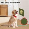Pet Bone Shaped Lick Mat Slow Feeder Anti-Choke Suction Cup Licking Pad for Dogs/Cats