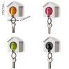 Bird House Shape Bird Key Holder Mini Anti-lost Key Holder Creative Keys Rails  Home