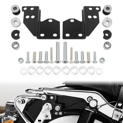 Motorcycle Docking Hardware Kit For Harley Touring Road King Street Road Electra Glide 1997-2008 Detachable Sissy Bar Solo Rack
