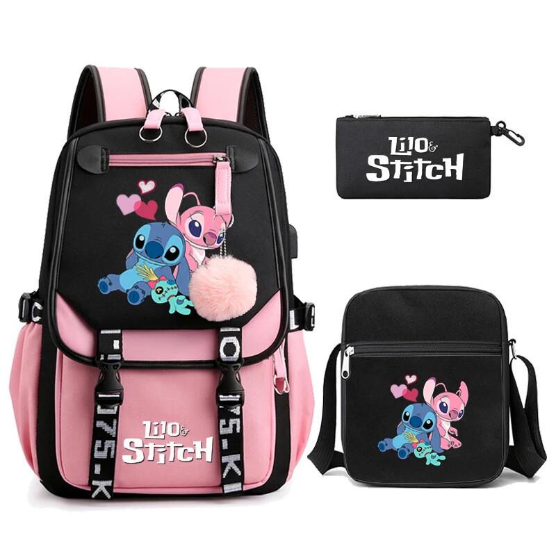 Young Students Schoolbag Cartoon Backpack Leisure Travel Computer Bag To Picture