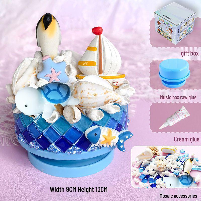 Karuzela Kryształowa Kula Pozytywka Ozdoba - Idealny Prezent Urodzinowy