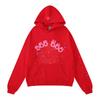 Mens Oversized Hoodie With Foil-Printed 55555 Letter Graphic Streetwear Cotton Fleece Sweatshirt Winter