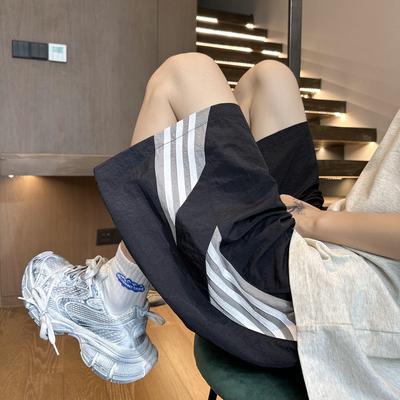 Hurtigtørkende sportsshorts Herre Sommer Tynn Basketballbukser Casual Plussstørrelse Femtedelsbukser