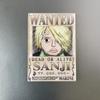 Kreativní magnet s plakátem Wanted z One Piece - Anime Kreslená Dekorace na ledničku & Samolepka na vzkazy