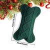 Creative Christmas Tree Ornaments: Knitted Bone Stocking Gift Bag
