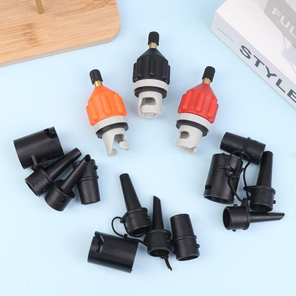 1Set Strong Sealing Air Valve Adaptor PVC ABS Air Connector Kit  for Inflatable Pool Air Bed