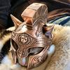 Roman Centurion Cat Costume Helmet, 3D Printed Warrior Mask, for Halloween Funny Cosplay Mask Pet Party Accessories Outfit