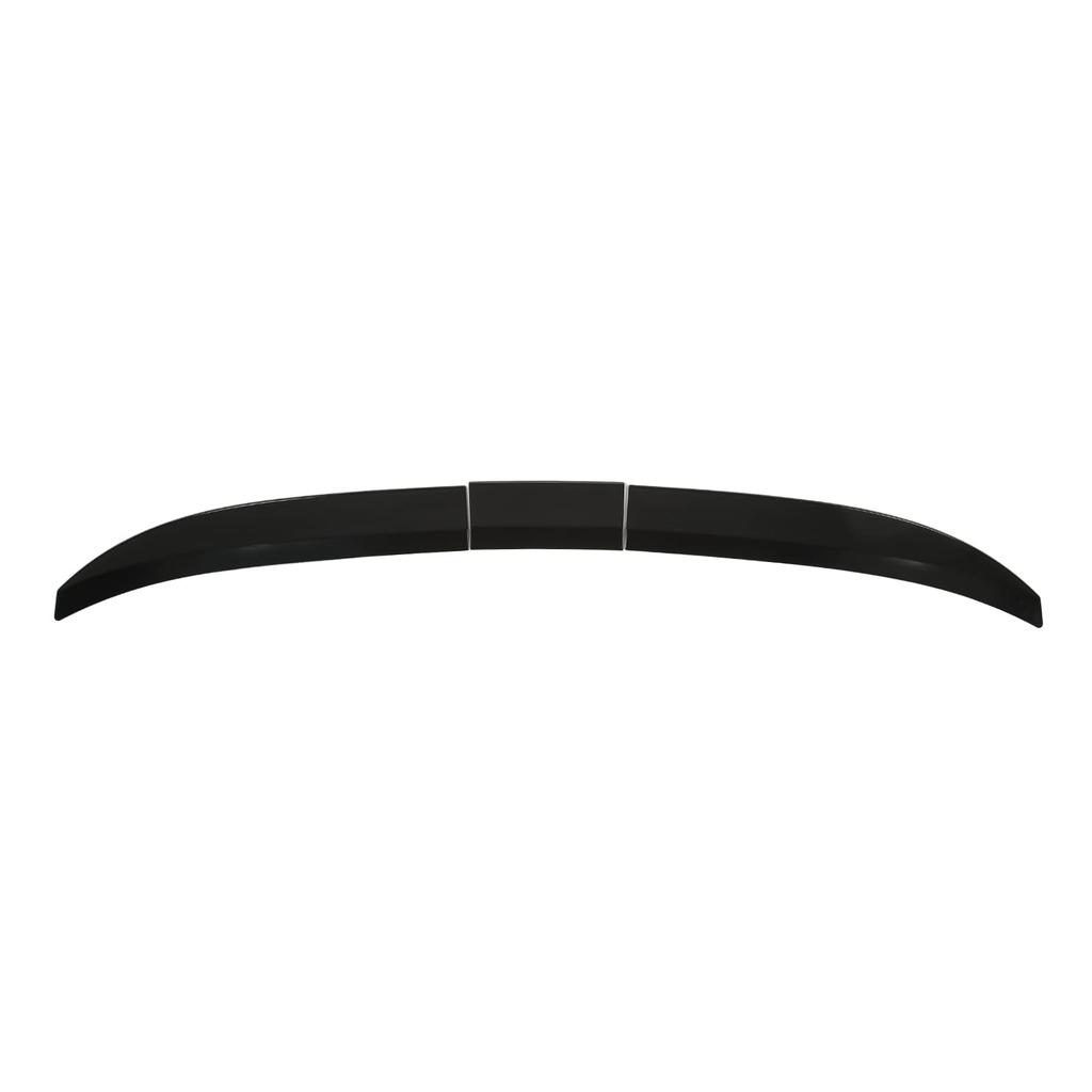 3-Piece Adjustable Tailgate Spoiler Wing, Gloss Black Rear Trunk Spoiler Lip for Toyota Civic, Universal Fitment