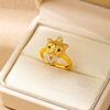 National Trend Ancient Fasha Ring Retro Coin Pixiu Index Finger Ring for Women