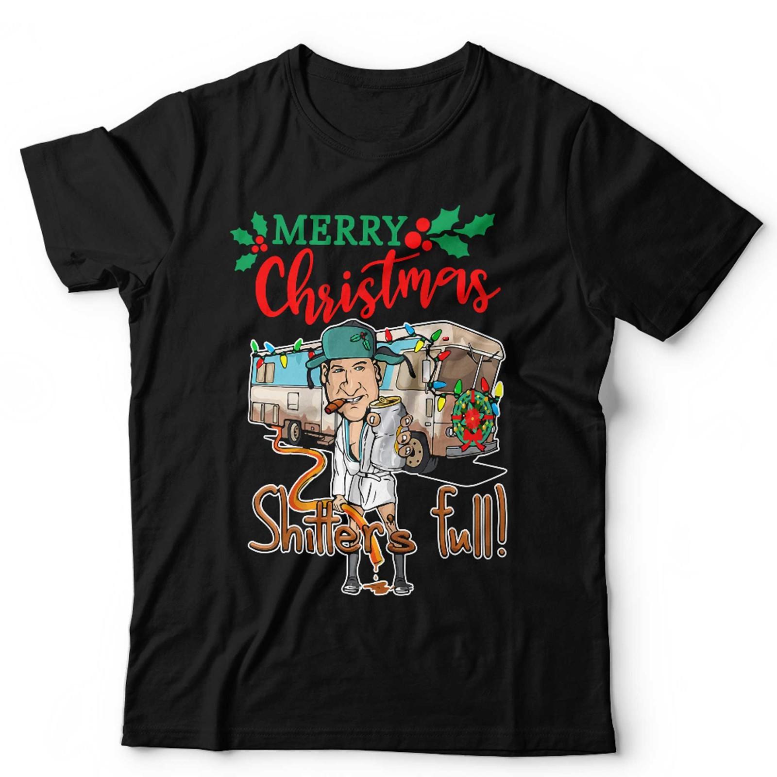Lampoons Christmas Vacation T Shirt Mens Womens Tees Top Unisex Funny Shitters Full RV Movie Fan Xmas S