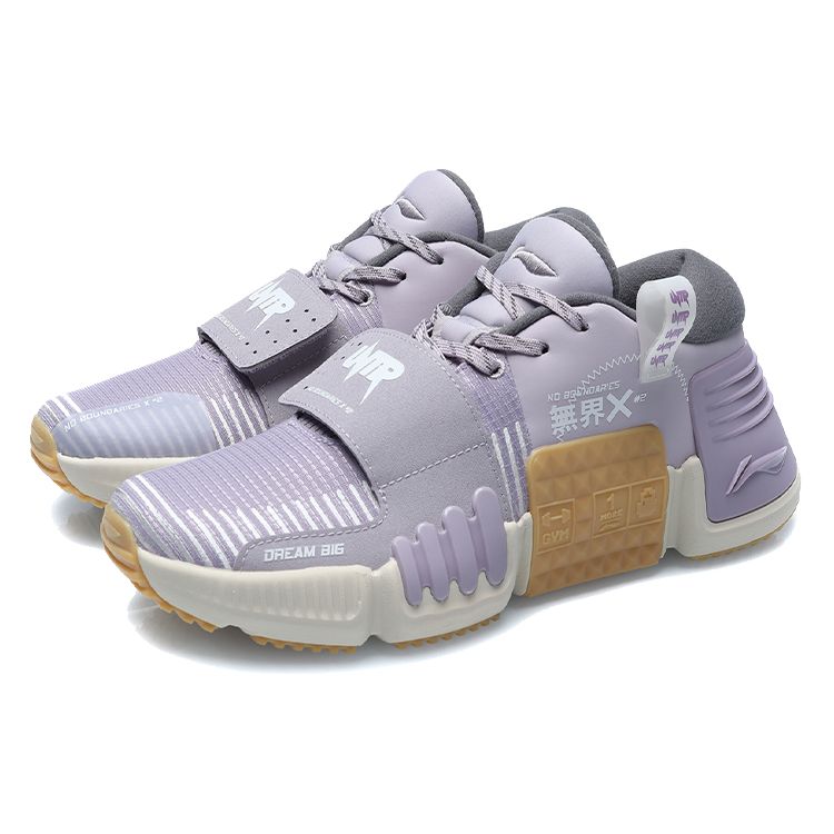 Li-Ning Unbounded Fabric Synthetic Leather TPU Shock Absorption Non-Slip Wear-Resistant Supportive Breathable Low-Top Lifestyle Casual Shoes AFPR004-2