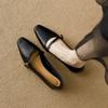 Mary Jane shoes women's flat bottom 2025 spring new high pole brown soft sole shallow mouth women's shoes low heel single shoes