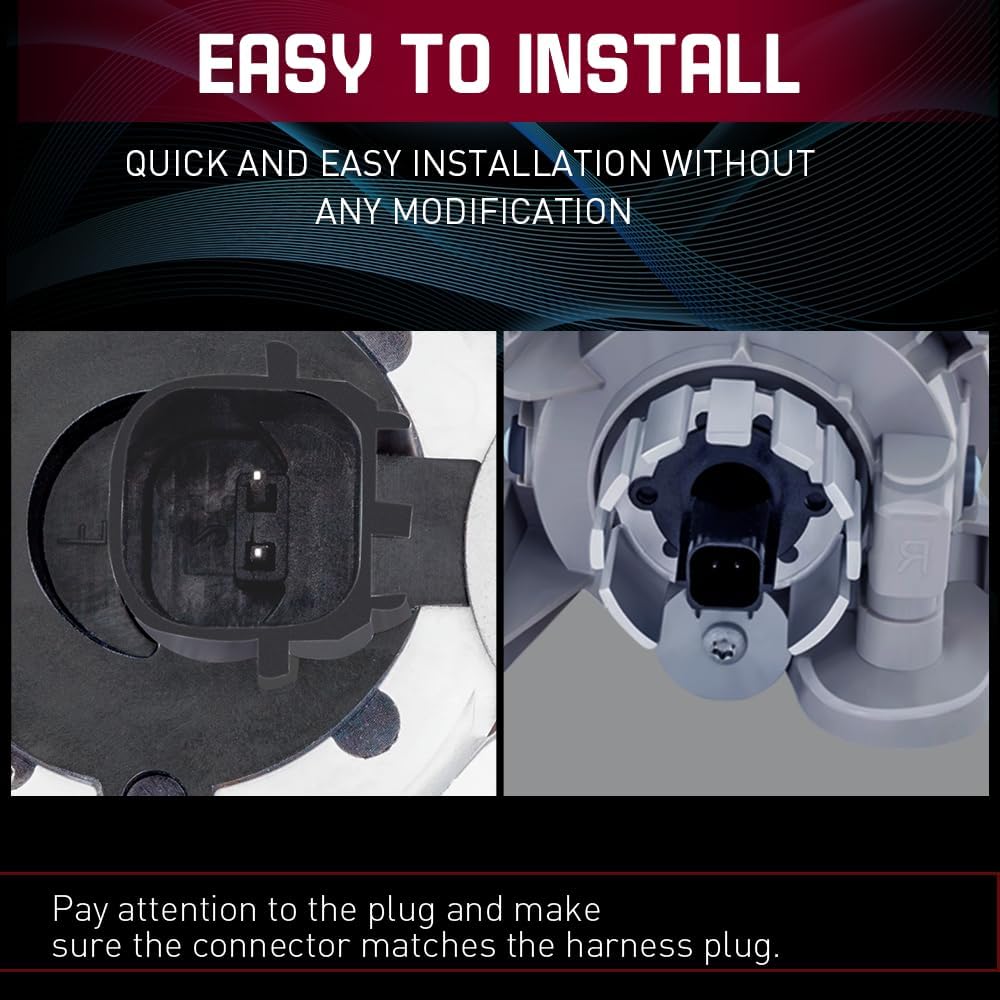 Fit For Toyota C-HR CHR 2019 2020 2021 2022,3 Inch Led Fog Light Assembly, Left Right Driver and Passenger Side Fog Light,Front Bumper Fog