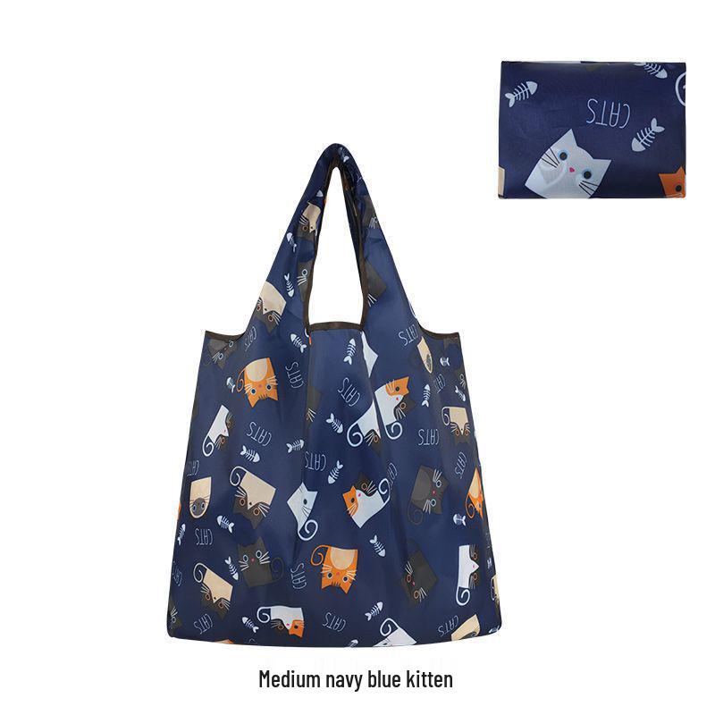 

Экологичная складная сумка-тоут из ткани Оксфорд - Большая, портативная, водонепроницаемая сумка для продуктов