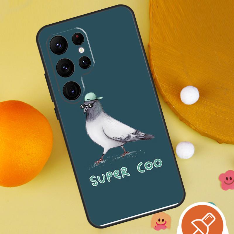 Pigeons Doves Bird Birds Flock Phone Case For Samsung Galaxy S25 Ultra S24 S23 S22 Ultra S9 S10 S20 Plus S21 FE Funda Cover