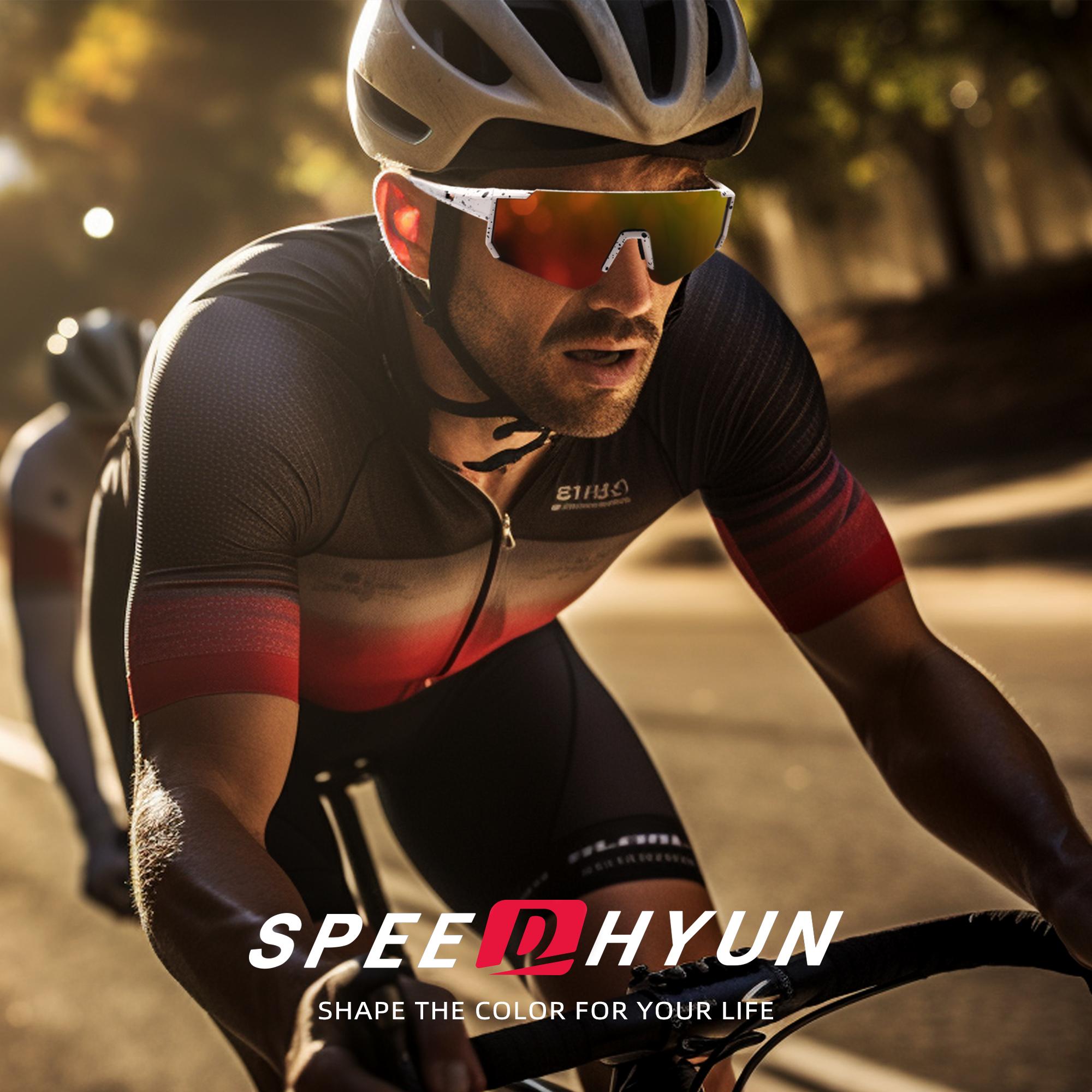 

SPEEDHYUN Lightweight Wayfarer Sunglasses Polarized UV400 жовтий/золотий
