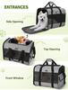 Pecute Cat Bag for Small and Small Foldable Backpack for Hospital Disaster and Includes Cat Bowl Carrier, Handbag/Shoulder Cats, Rabbits, Dogs,