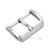 Stainless Steel Watch Pin Buckle 16mm 18mm 20mm 22mm Middle Brushed Silver Gold Black Leather Watch Band Clasp Strap Accessories