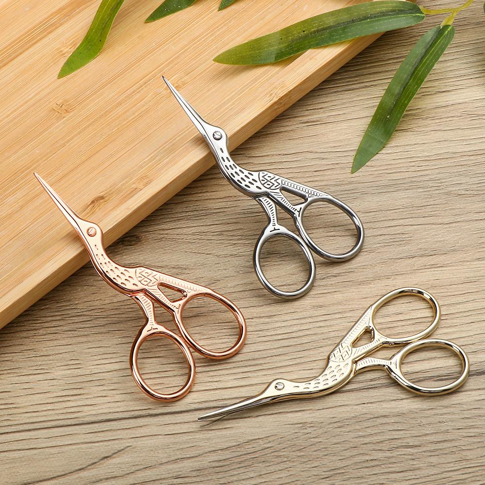 Embroidery Home Retro Cross Stitch Scissors Scissors Stainless Steel Crane
