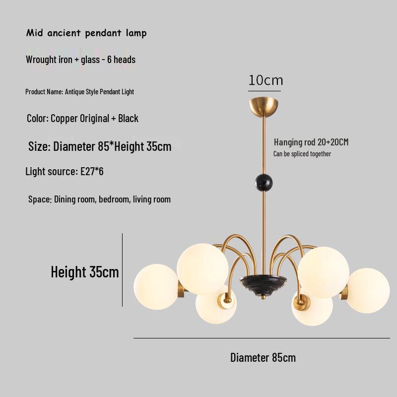 2025 Nordic Wabi-Sabi Chandelier: Mid-Century Bauhaus Style for Living Rooms & Dining Areas