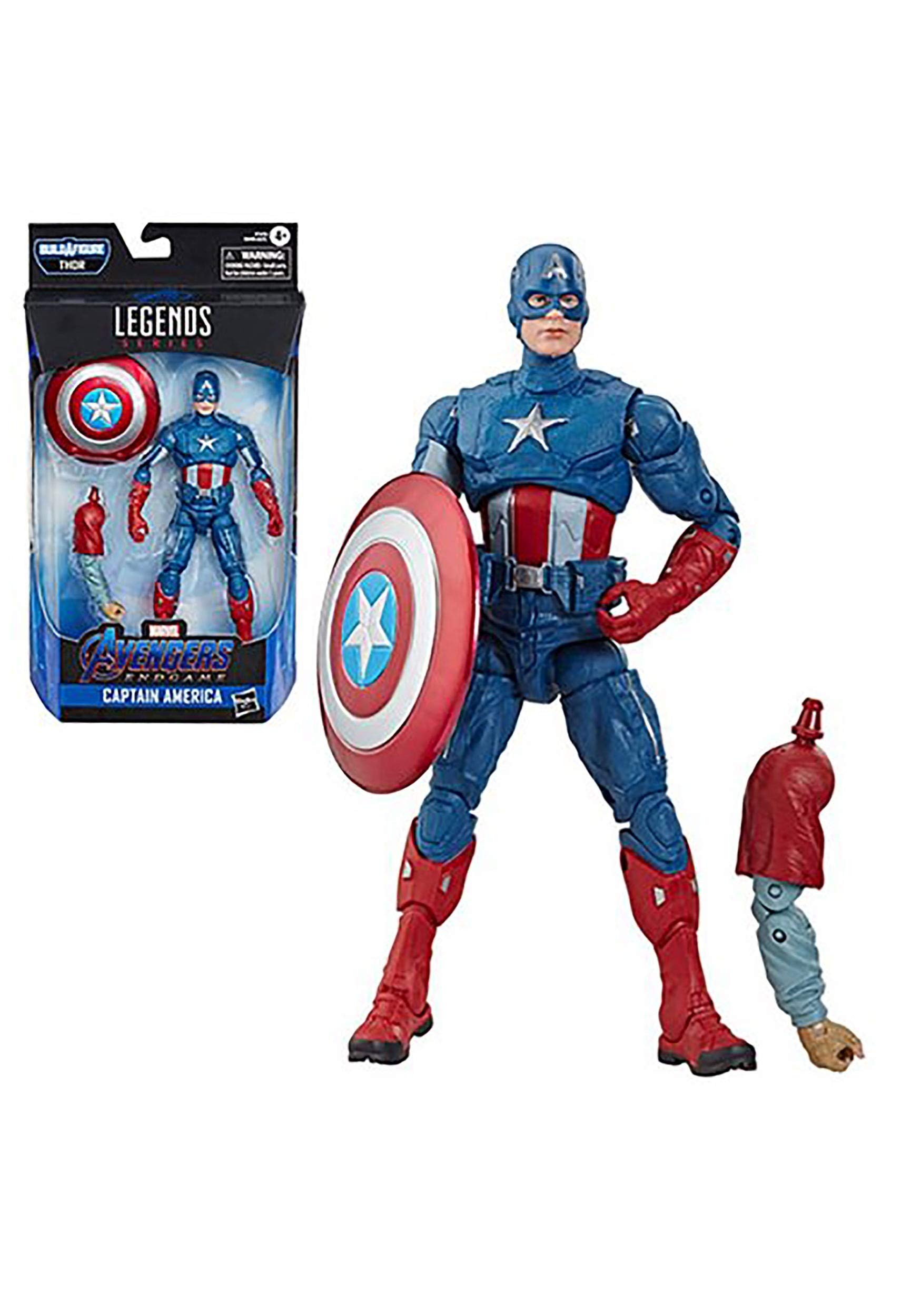 

Hasbro MARVEL Marvel Legends Series Мстители Капитан Америка Фигурка E7678 Подлинный продукт 6 дюймов