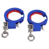 2PCS Cable Tray Roller Guide Thickened Nylon Stainless Steel Blue Adjustable Wire Threading Pulling Laying Pulley for