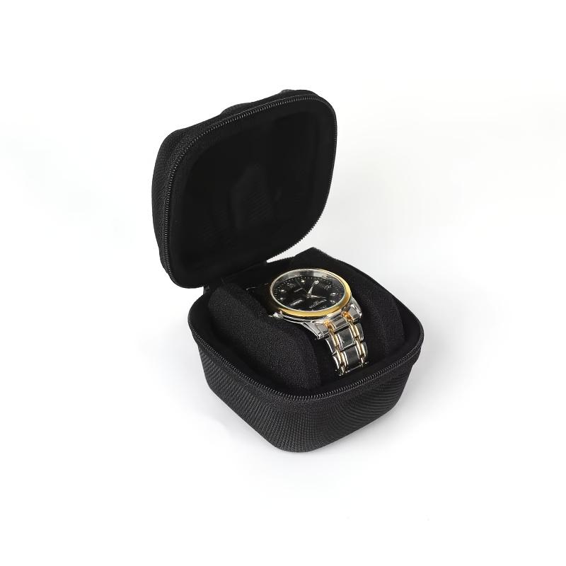 EVA Hartschalen Uhren Präsentationsbox, Mehrschlitz Stoßfestes Polyester Uhren Geschenkbox, Rechteckiges Schützendes Aufbewahrungsetui