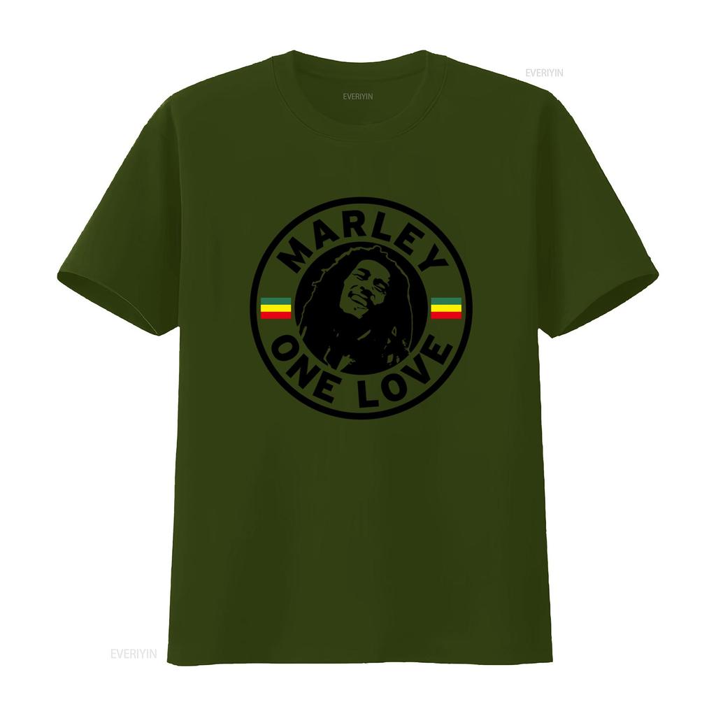 Bob Marley Uomo XXL Licenza Ufficiale One Love Rasta Retro Vintage Maglietta vintage Lavata Traspirante Versatile Comoda