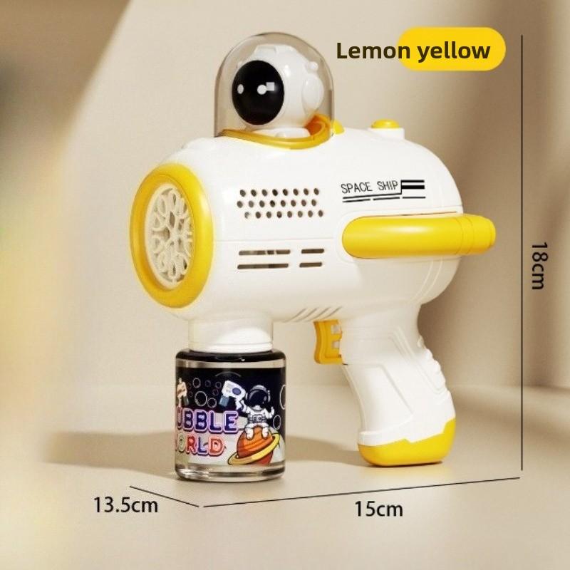 Kids Space Astronaut Themed Bubble Machine Toys A Fully Automatic Bubbles Gun For Children Outdoor Toy Birthday Partie Into Gift