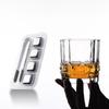 ZISIZ Whiskey Glass Set with Ice Molds