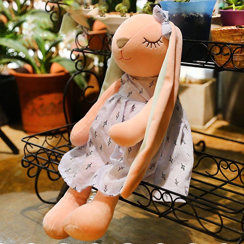 Decor Child Toddler Bunny Plush Toy Stuffed Animal Toys Rabbit Doll With Long Ears Rabbit Soft Toy