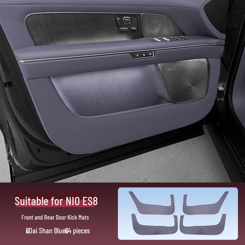 NIO ES8 Car Door Kick Mats - Anti-Dirt Protection Stickers for 26 Models, Essential Interior Accessories