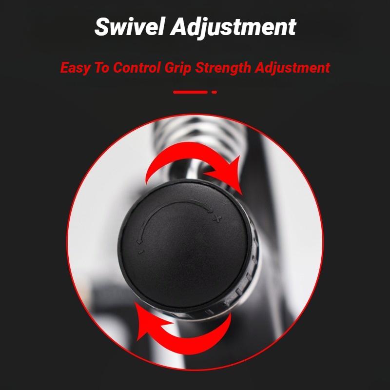 R Shaped Spring Grip Hand Exerciser Adjustable for Wrist Strength Arm Muscle Finger Rehabilitation Training