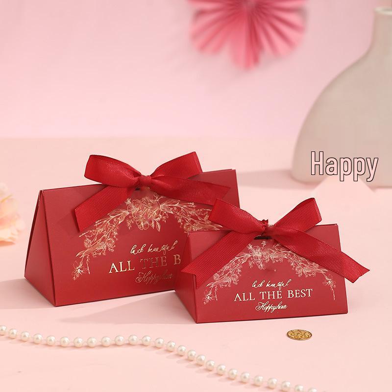 Elegant Purple Wedding Candy Box 2025: New Style Light Luxury for Engagement Party Favors