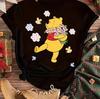 Tshirt Cute Pattern Tshirt Flower Heartshaped Design Soft Breathable Fabric Suitable for Daily Wear Summer Unisex Women