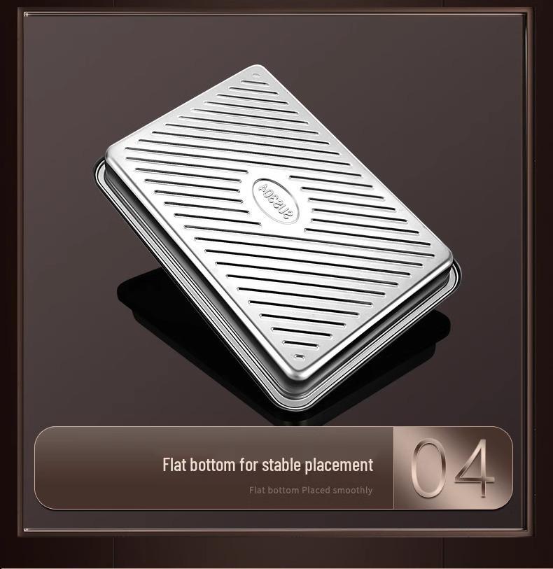 Taca ze stali nierdzewnej 304 klasy spożywczej na pierogi i wontony - Bezpieczna do zamrażarki i lodówki