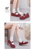 Women's Retro Mary Jane Shoes, Hidden Height, Soft Soles, Round Toe, Closed Heel, Spring/Autumn Style