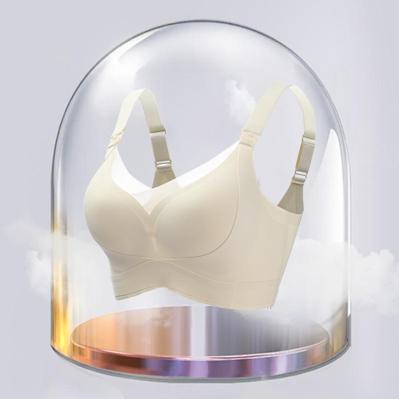 

Тонкое дородовое и послеродовое нижнее белье для кормления грудью на лето собирает и поддерживает боковую грудь, чтобы предотвратить обвисание после родов. Большой размер. 105EFG белый