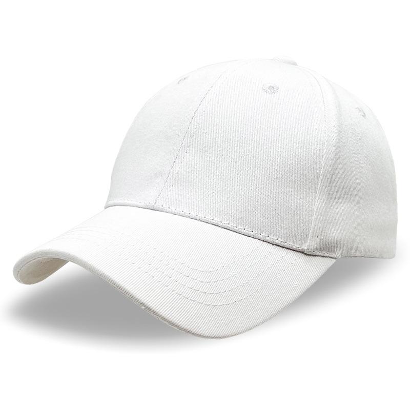 Pure Cotton Hard Top Baseball Cap Solid Color Light Plate Baseball Cap Women Outdoor Face Showing Small Sun Hat Men