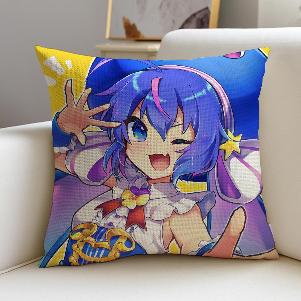 

Sweet CCute Otomachi UnaS Cushion Cover Breathable and skinfriendly linen pillowcase square removable and washable cushion 30X30cm