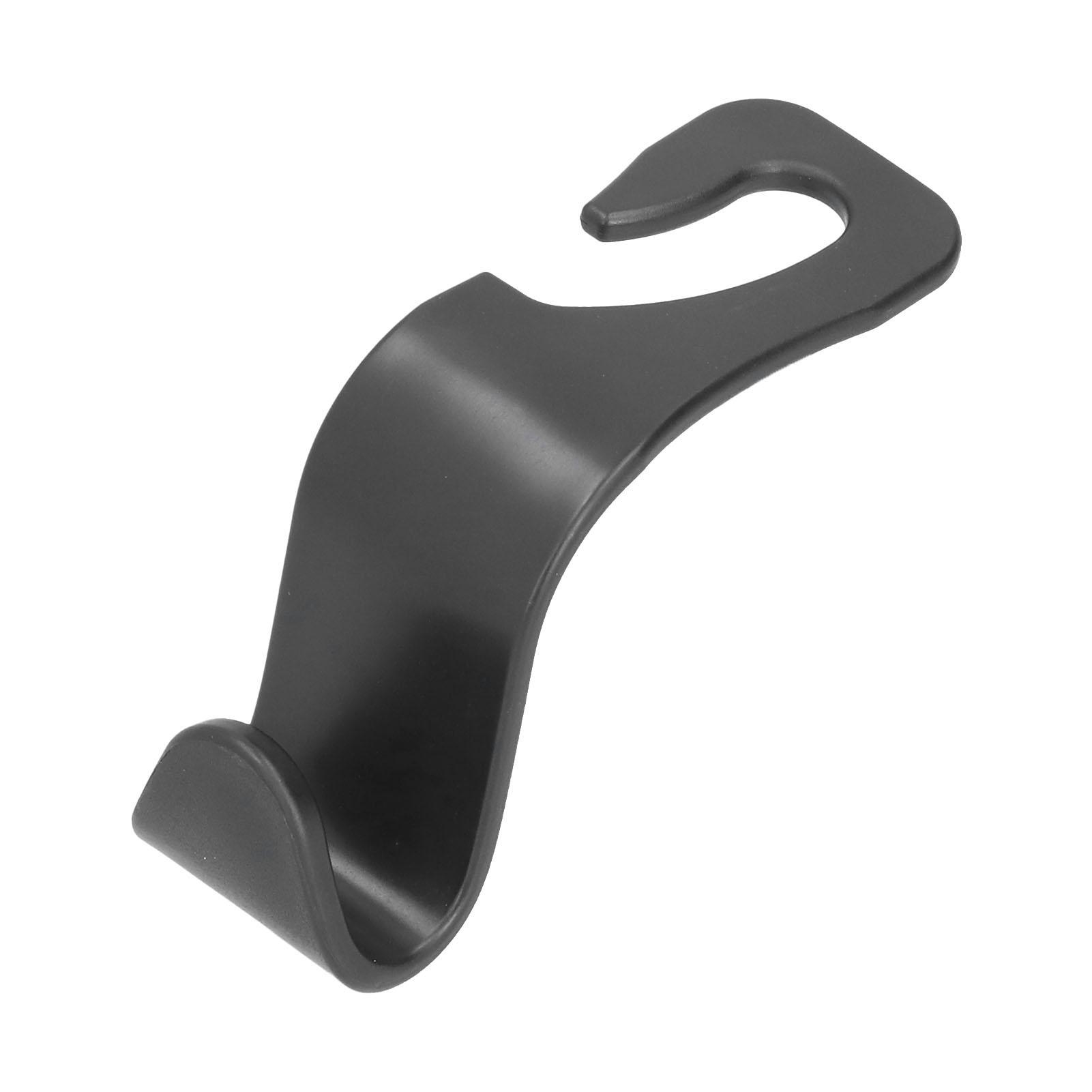 Car Hook PP Headrest Hook Black Portable Concealed Seat Back Hook for Handbag Purse