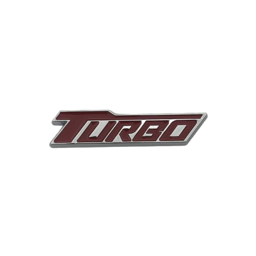 Turbocharged Metal Car Emblem for Chevrolet Cruze Malibu Rear