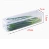 Rectangular Food Storage Containers Long Fresh-Keeping Sealed Boxes Plastic Reusable Kitchen Storage Solution Fridge Organizer