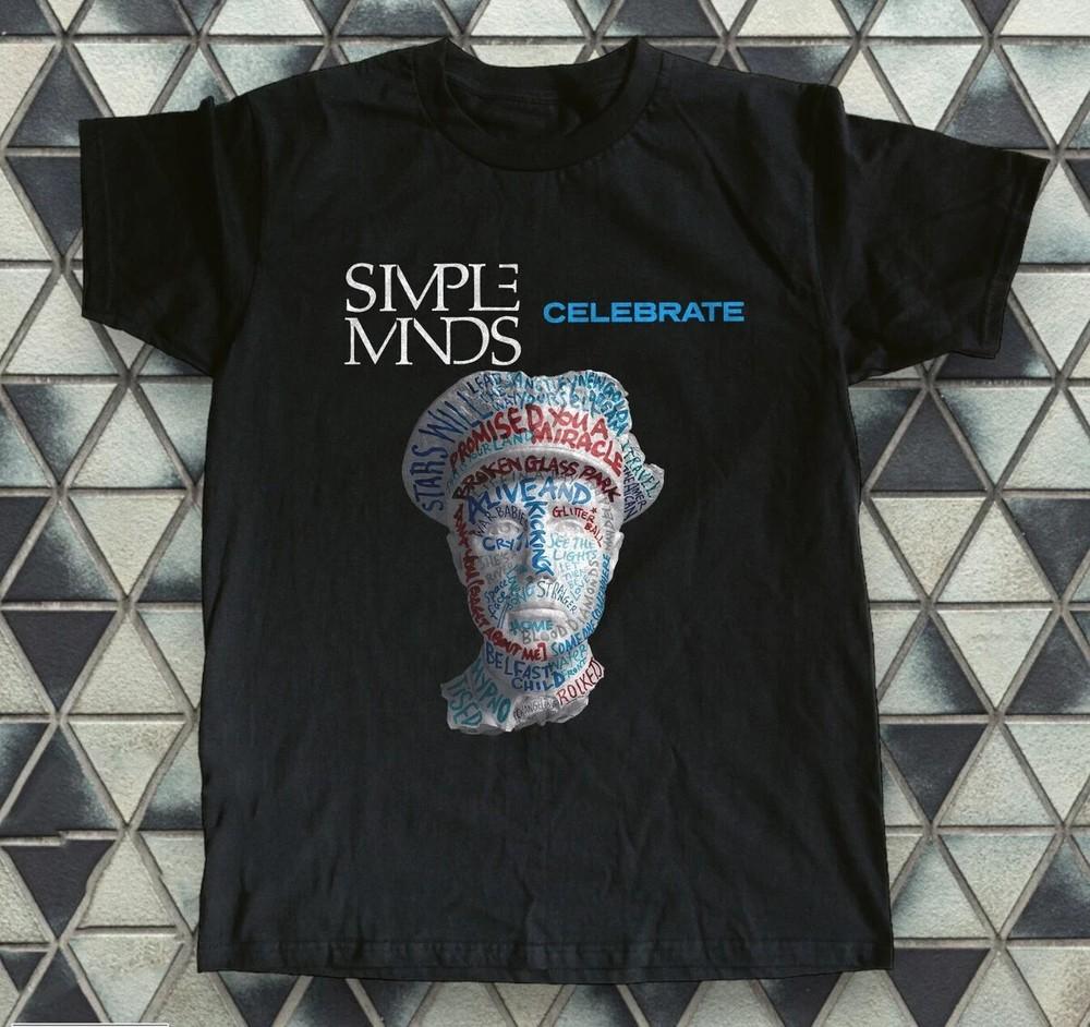 Simple Minds band black CELEBRATE T-shirt Unisex All sizes LI1861 Unisex T-Shirt XXXXL