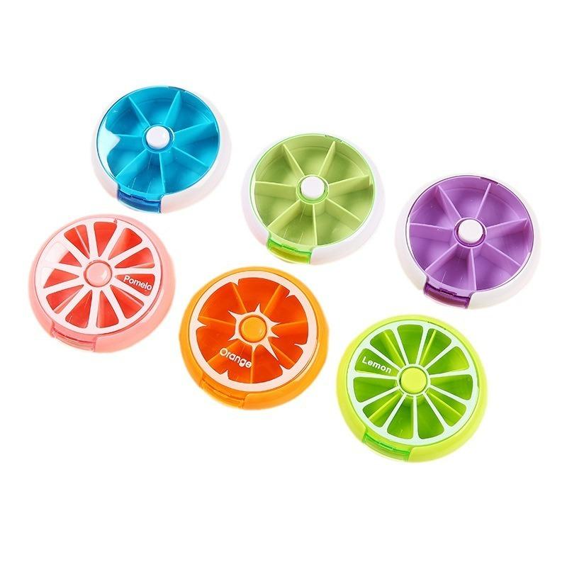 New Mini Small Portable Travel Vitamin Pill Box Cases Container Organizer Storage Tablet 7 Days 7 Grids Medicine Fish Oils