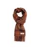 Waildeubeuligseu Ts Check Wool Muffler (Orange)